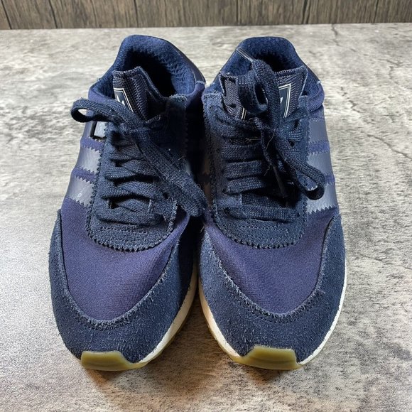 ADIDAS Sneakers Iniki Runner I-5923 Navy Blue/Gum Running Shoes D97347 Size 4.5 main image 6